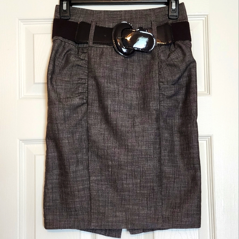 B Wear Byer Brown High Waisted Skirt